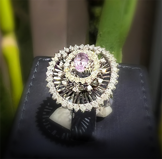 Diamond & Amethyst Ring